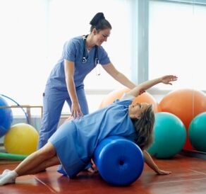 Therapeutic gymnastics for osteochondrosis